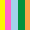 gelb, pink, hellblau, gr&uuml;n, orange