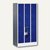 C+P Fächerschrank, 3 x 5 Fächer, H180xB90xT50 cm, grau/blau 8020-305