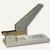 Blockhefter E-260, Leistung 260 Blatt, Einlegtiefe 64 mm, grau, Blockhefter E-26