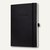 Sigel Notizbuch Conceptum, 187x270 mm, schwarz, blanko, 80 g/qm, CO210