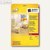 Zweckform Neon-Etiketten, 210x297 mm, gelb, 25 St., L6006-25