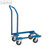 fetra Eurokasten-Roller mit Rohrschiebeb&uuml;gel, blau, 61 x 41 cm, bis 250kg, 13587