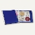 Durable CD/DVD Album 96, silber/blau, 5277-23