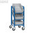 Eurokasten-Wagen mit 3 Kästen, blau, 63 x 110 x 51 cm, bis 200kg, 2382
