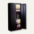 Bisley Universal Flügeltürenschrank, 4 Böden lackiert, schwarz, E782A04-433: Produktabbildung 1