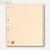 5-Star Tauenregister "1-31", DIN A4, voll Höhe, chamois, 31-teilig