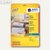 Zweckform Adress-Etiketten für DIN lang, 99.1x33.9 mm, 400 St./Pack, J8162-25: Produktabbildung 1