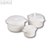 Xavax Mikrowellen-Dosen-Set, weiß/transparent, 3 Dosen & 3 Deckel, 110948