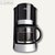 Petra-electric Kaffeeautomat 27.07, schwarz/silber, 1066150001