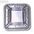 Neoten Aluminium-Einweg-Aschenbecher, 100x100 mm, 6 Stück, 6444LA