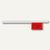 MAUL Wandklemmschiene selbstklebend, 50 cm, weiß, 3 Stk., 6245502: Produktabbildung 1