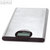 Maul Briefwaage MAULsteel mit Batterie, Tragkraft 5000 g, Nickel, 16550 96