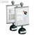 Hebel Infostand, 2in1 Whiteboard + Infotafel, 26x6x60 cm, grau, 6360184