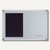 Hebel Magnet- u. Pinnboard, 90x120 cm, Stahlblech, silber, 6316195