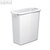 Durable Abfallbehälter DURABIN, 60 Liter, weiß, 1800496010