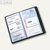Sigel Visitenkartenbuch Torino, Nappaleder, f. 120 Karten bis 90x58mm sw, VZ202: Produktabbildung 1