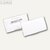 Durable Namensschild m. Plattennadel, 40x75mm Acryl transparent, 25 St., 8122-19
