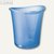 LEITZ Papierkorb ALLURA, 335x340x335mm, 18 Liter, kristall blau, 5204-00-05