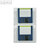 Durable Diskettenhülle DIN A5, Universallochung, transparent, 10 Stück, 5242-19