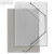 FolderSys Eckspannmappe neutral f&uuml;r DIN A4, PP, transparent/rauch, 1090324