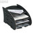 Fellowes "Earth" Briefkorb m. mehreren Ablagen, 3x DIN A4 +1, schwarz, 8010601