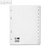 Veloflex Register 12-tlg. A-Z, DIN A5, PP, 120 my, weiß, 25 St., 4251000