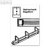 Veloflex Ringordner Basic, DIN A5, PP, 2-Bügelringe, 20 mm, weiß, 10 St. 1159190: Produktabbildung 2