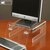 Monitortr&auml;ger mit Tastatur-Ablage und Konzepthalter aus 3mm Acryl, klar, 761122