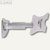 Wandhalter f&uuml;r Flachbildschirme, Metall, L&auml;nge 330 mm, silber, 2 St&uuml;ck, 7573402