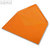 Versandtaschen DIN C5 mit Seidenfutter, nassklebend, orange gerippt, 100 Stück