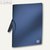 Ecobra Swing-Clip-Mappe DIN A4, blau-metallic, 942129