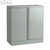 Bisley Office Flügeltürenschrank, 1 Boden, H1016 mm, silber, A402W2133-855