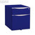 Rollcontainer Wave, 1 Hänge- + 1 Materialschub, 495x420x565mm, blau, WVA59MSF839