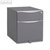 Rollcontainer Wave, 1 Hänge + 1 Materialschub, 495x420x565mm, silber WVA59MSF855