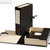 Dokumentensammler/-Box mit Schleife, für DIN A4+, schwarz/creme, 330761