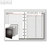 Jüscha Manager Kalender A5 im Ringbuchordner, 1 Tag=1 Blatt, schwarz, B2509xx