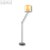 Hansa Energiespar-Stehleuchte Fluo Soft, silber/wei&szlig;, 5010527