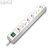 Brennenstuhl Steckdosenleiste Eco-Line, 8-fach mit Schalter, weiß, 1150320015
