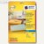 Zweckform Adressetikett Inkjet, 99,1x38,1mm, transparent, 350 Stück, J8563-25