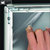 visupro Plakatrahmen Klapprahmen Smartpro, DIN A3, Gehrung, 327 x 450mm, KRA3G25: Produktabbildung 4