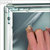 visupro Plakatrahmen Klapprahmen Softpro, DIN B2, Gehrung, 543 x 743 mm, KRB2G32: Produktabbildung 4