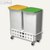 Durable Abfallbehälter-Set DURABIN SQUARE 40 mit Fahrwagen, 1809816050