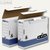 Fellowes Archiv-Schachtel R-Kive PRIMA Promo, weiß/blau, DIN A4, 12 St., 0026505