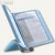 Durable SHERPA BACTOCLEAN Tischst&auml;nder + 10 Tafeln, antibakteriell, blau, 591200