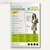 Flipchartpapier Earth-It, 55 g/m&sup2;, recycling, 100 x 65 cm, 5 x 50 Blatt, FL03118