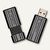 Verbatim USB-Stick PinStripe, 4 GB, schwarz, Lesegeschwindigkeit 10 MB/s, 49061