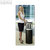 Hailo Ascher-Papierkorbkombination Combi Pro, Ø25.5xH70cm, 20l, schwarz, 0920-439: Produktabbildung 2