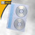 Compucessory CD/DVD H&uuml;llen zum Abheften, f&uuml;r bis zu je 4 Medien, VE 10 St.
