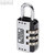 Burg-Wächter Zahlenschloss Combi Lock, 9 x 15.7 mm, Ø 3.8, verschromt, 72/25 SB