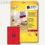 Zweckform Neon-Etiketten, 99.1x38.1mm, rot, 350 St., L7263R-25